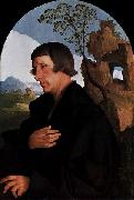 Jan van Scorel Portrait of a Man oil painting artist